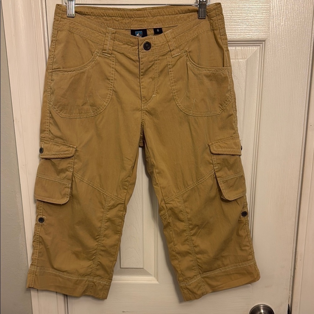 Kuhl Tan Cargo Shorts with Sturdy Design #19